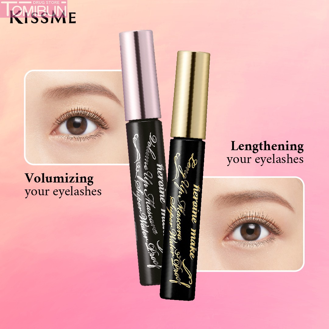 MASCARA KISSME LÀM CONG MI MÀU ĐEN TUYỀN (ĐẦU CHUỐT TO VÀ CONG) 4.5G MICRO MASCARA ADVANCED FILM 01 JET BLACK BLACK